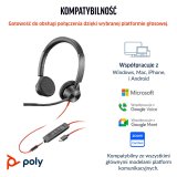 HP Poly Blackwire 3325 Stereo Microsoft Teams Certified USB-C Headset +3.5mm Plug +USB-C/A Adapter #4