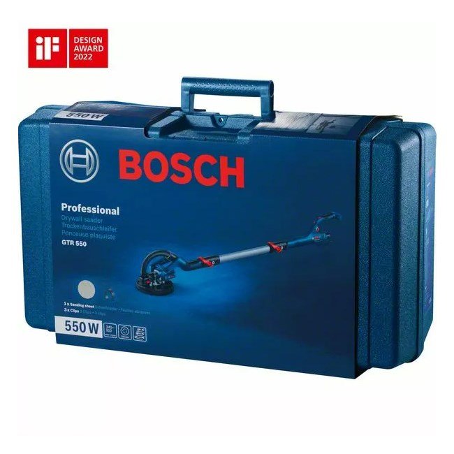 Bosch 500 Series GTR 550 Gipsslibemaskine 910 rpm Sort, Bl, Hvid 500 W #3