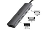 Alcasa HUB-C001A interface hub USB Type-C 5000 Mbit/s Anthracit #4