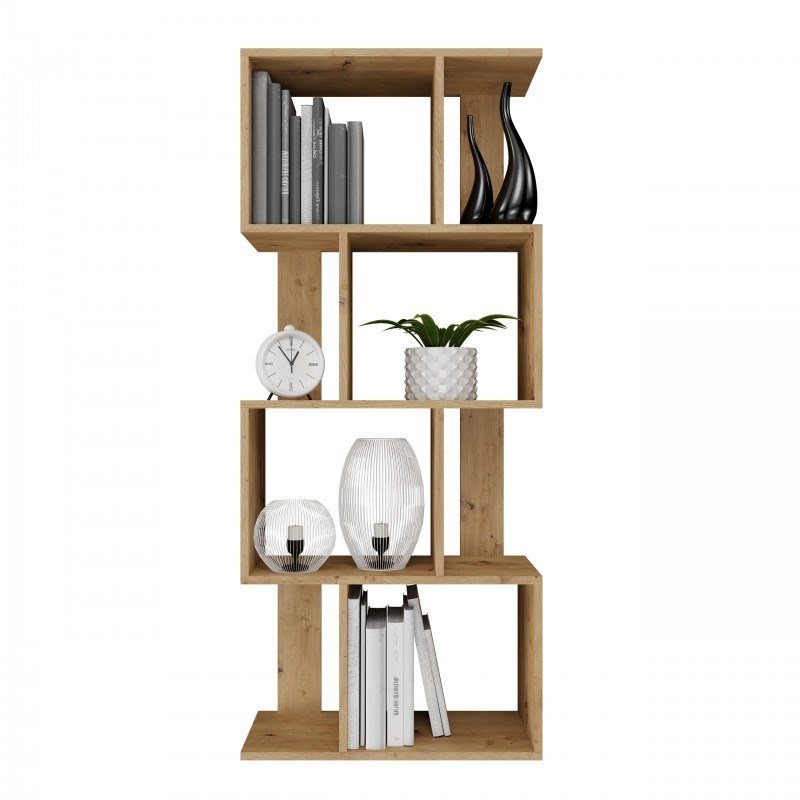 Bogreol FIESTA 4P 59,5x30x140 cm, artisan egetr #7