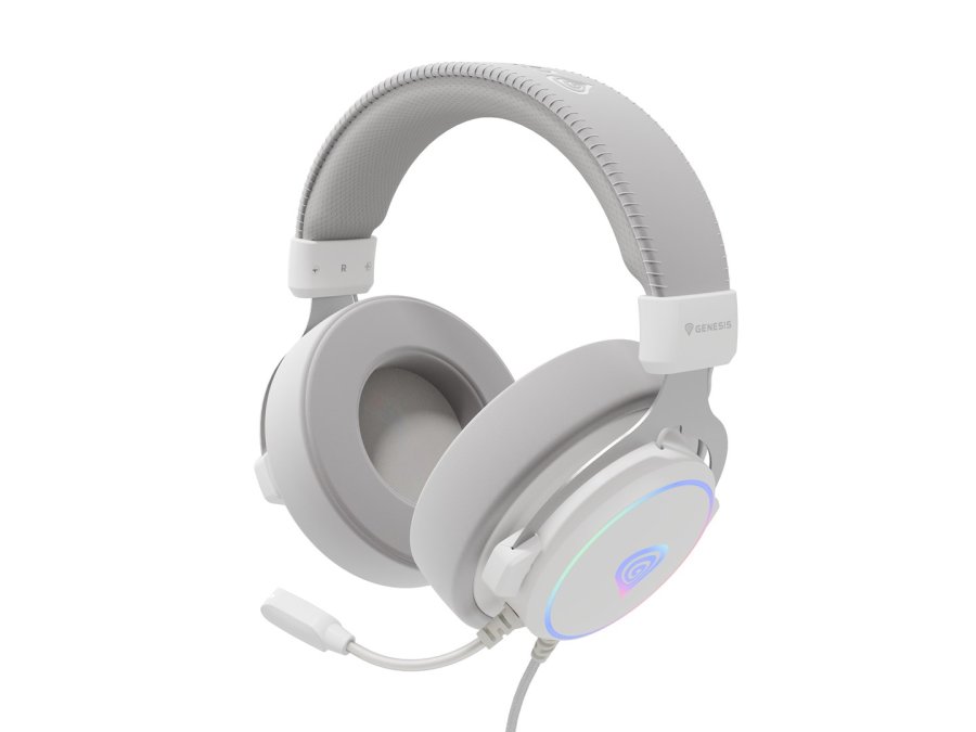 GENESIS Neon 764 Headset Ledningsfrt Spil USB Type-A Hvid #11