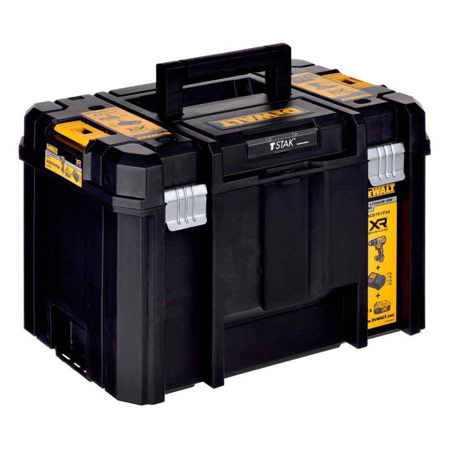 18V akku-skruetrkker + vinkelbits DCD791P3A DEWALT #9