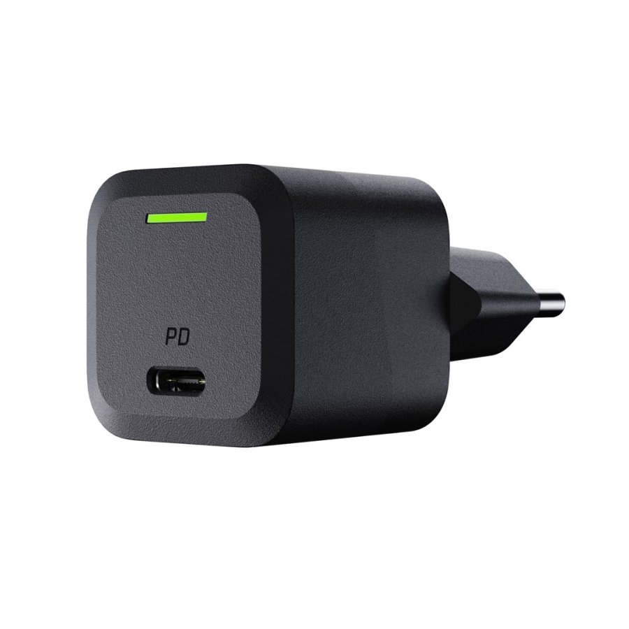 USB Charger Green Cell PowerGaN 33 W PD 3.0 QC 3.0 1x USB-C black #1