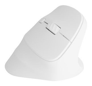 NATEC CRAKE 2 VERTICAL MOUSE WIRELESS 2400DPI BLUETOOTH 5.2 + 2.4GHZ WHITE #11