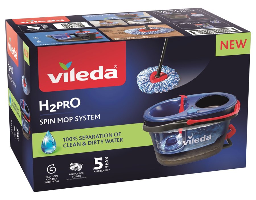 Vileda H2prO roterende moppe #4