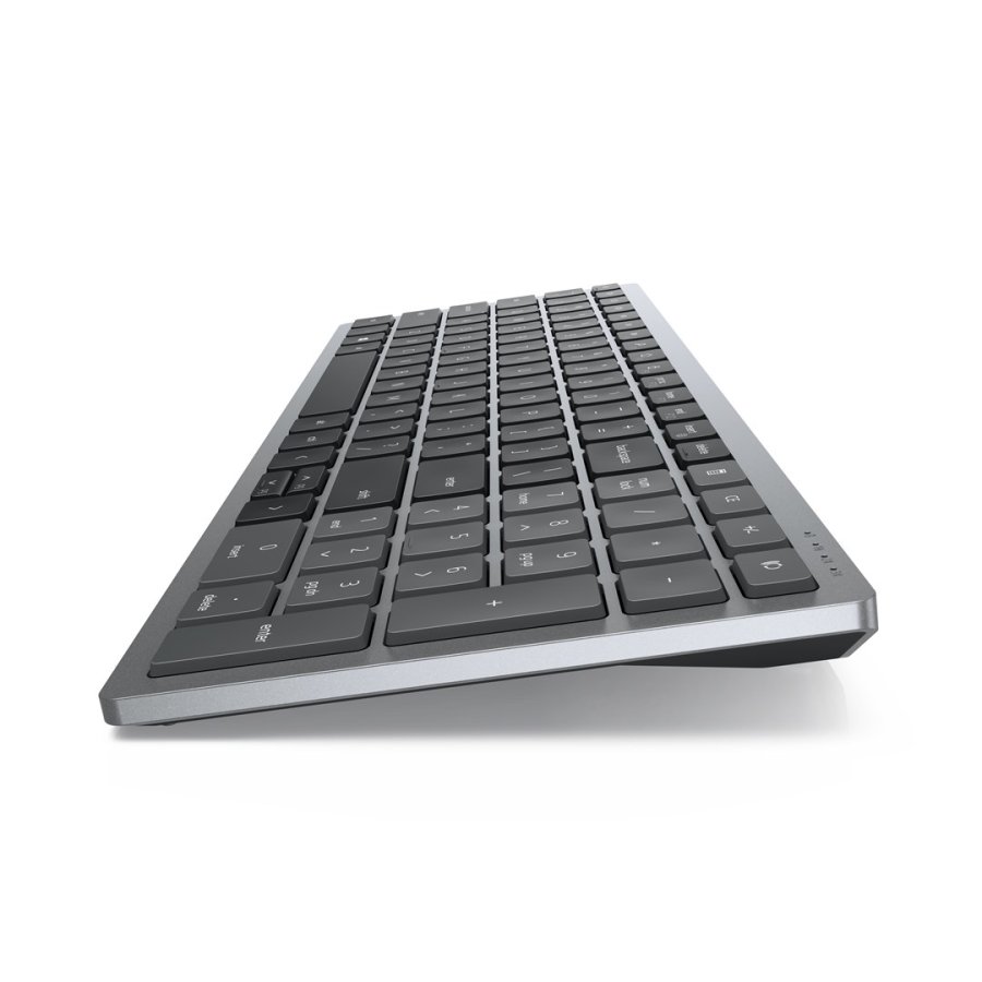 DELL KM7120W tastatur Mus inkluderet Kontor RF tr�dl�s + Bluetooth QWERTZ Tysk Gr�, Titanium #6