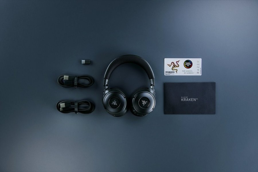 Razer Kraken V4 Headset Trdls Spil USB Type-A Bluetooth Sort #7