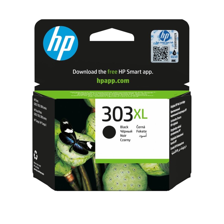 HP Original 303XL-bl�kpatron med h�j kapacitet, sort #1
