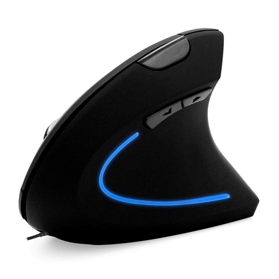 MEDIA-TECH VERTIC MT1122 Lodret mus med kabel 6400 DPI Sort #5