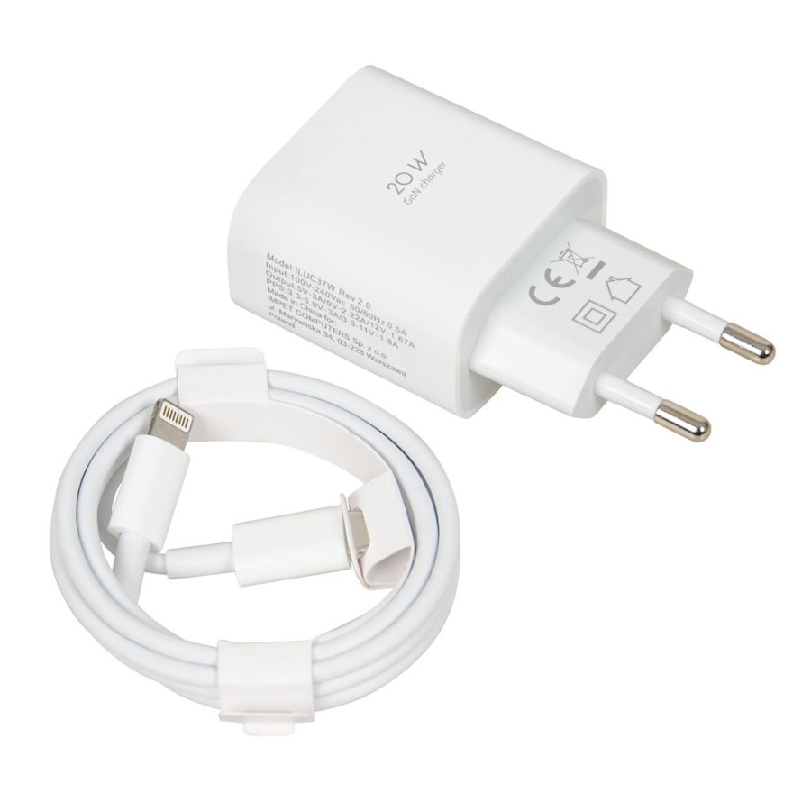 Rejselader iBOX C-37 GaN PD20W, hvid #3