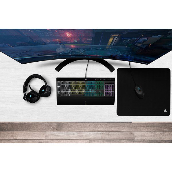 Corsair | Rubber Dome | K55 RGB PRO | Gaming keyboard | Gaming Keyboard | RGB LED light | US | Wired | Black #3