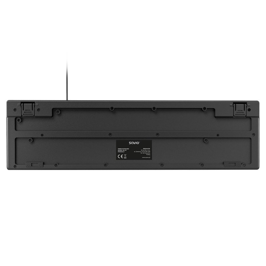 Savio KB-01 tastatur Hjemme/kontor USB QWERTY US engelsk Sort #5