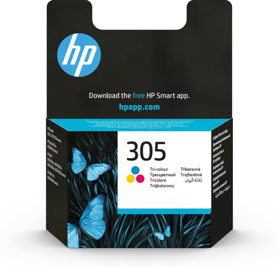 HP Original 305-blkpatron, trefarvet #1
