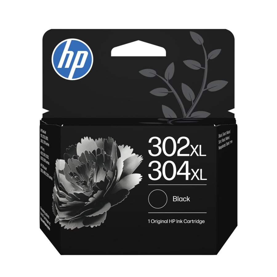 HP Original 302XL/304XL-bl�kpatron, sort #1