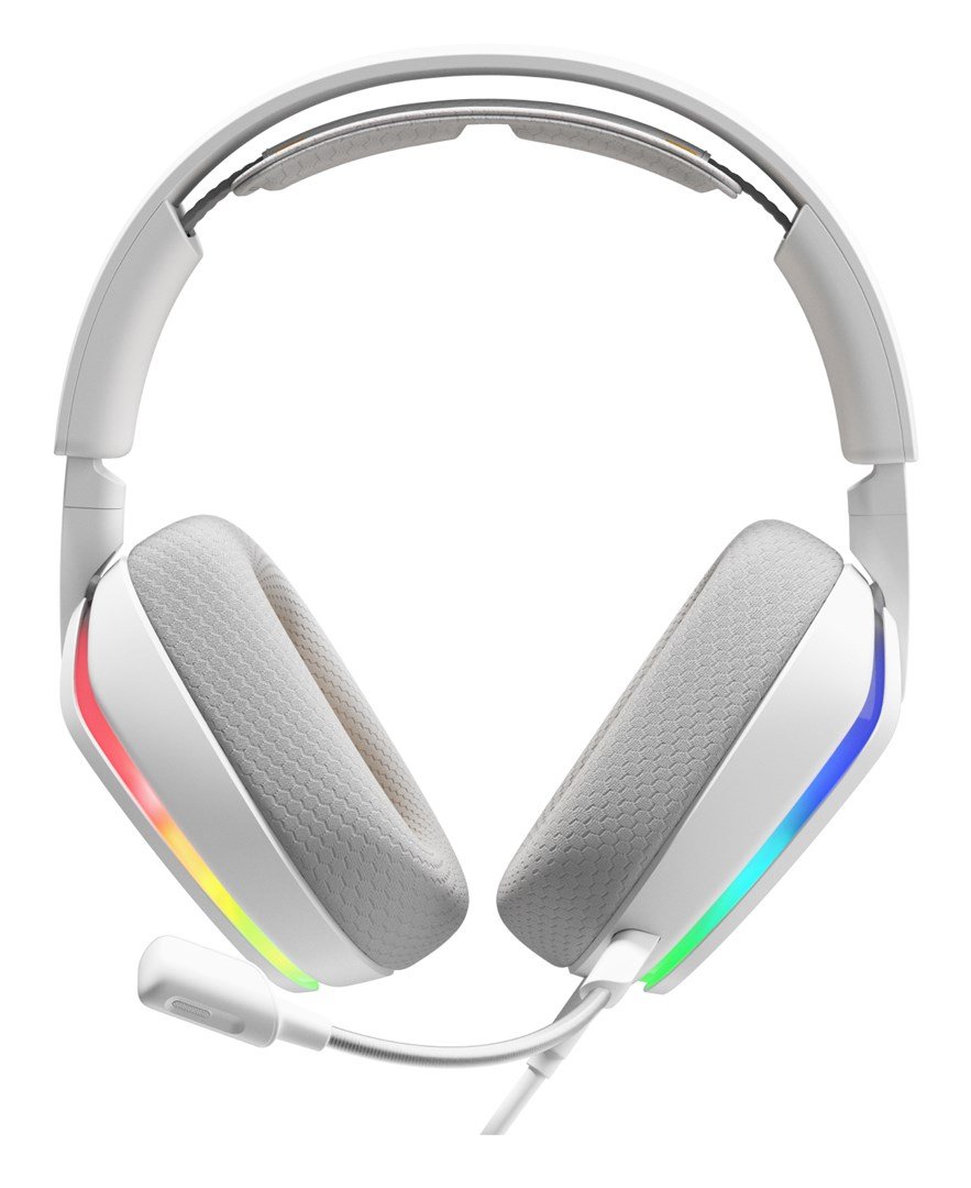 Glorious Gaming GHS Eternal RGB Headset Ledningsf�rt Spil USB Type-C Hvid #15