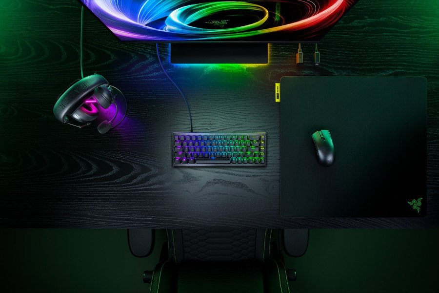 Razer Huntsman V3 HE Magnetic Mini 65% 8KHz tastatur Spil USB QWERTY Engelsk Sort #5
