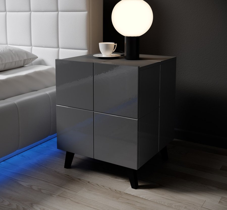 Cama REJA SZF GR sengelampe & sengebord 1 skuffe(r) Grafit #5