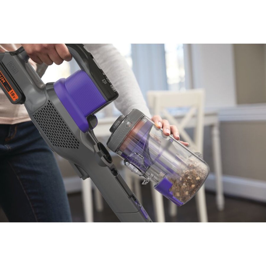 Black & Decker BHFEV182CP stav stvsuger & elektrisk kost 2-in-1 stick vacuum Batteri Dry Posels 36 W Violet 2 At #37