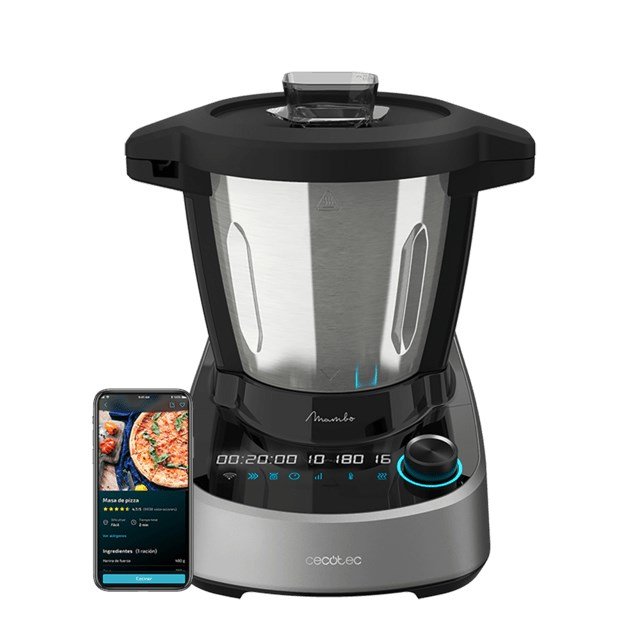 Cecotec 04341 foodprocessor 1600 W 3,3 L Sort, Rustfrit st�l Indbyggede v�gte #2
