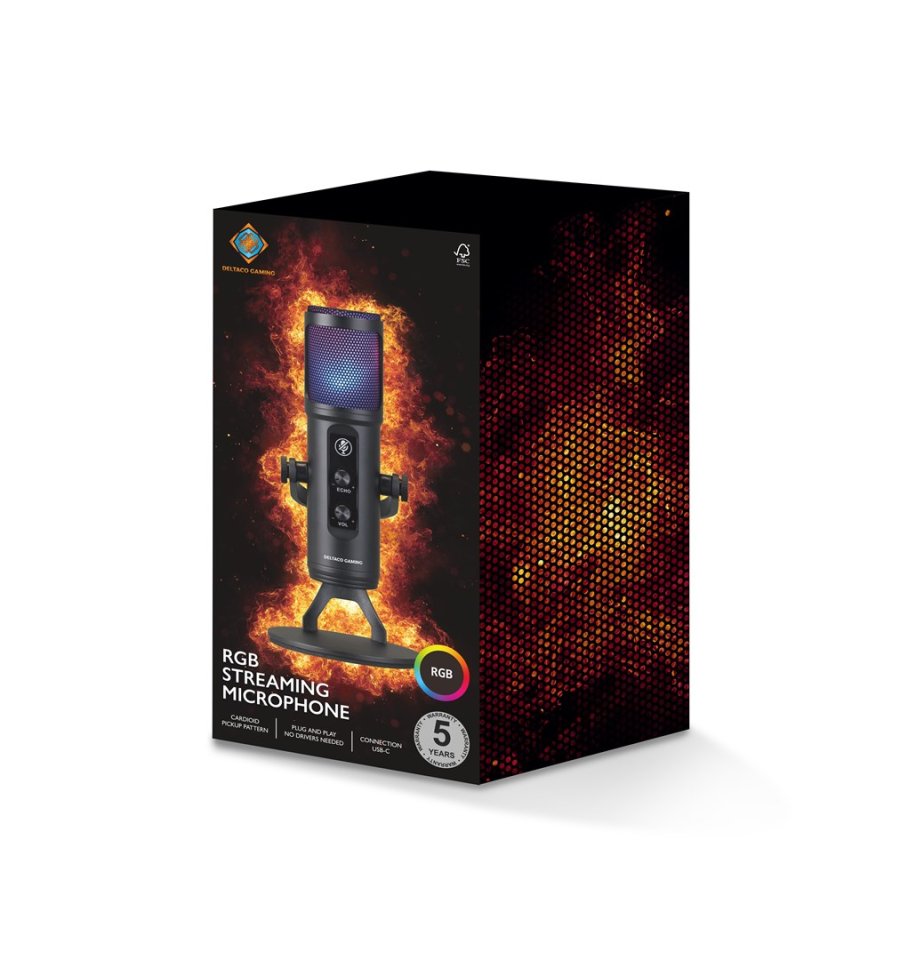 Deltaco Gaming RGB streaming-mikrofon #12