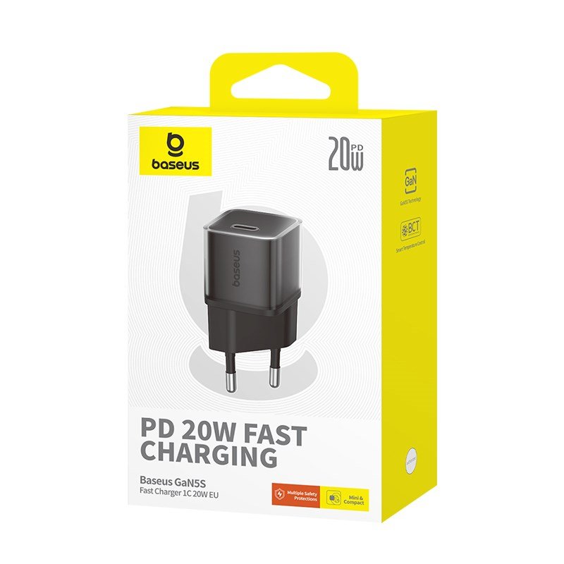 Baseus GAN5S P10162503113-00 Netoplader 20 W sort #6