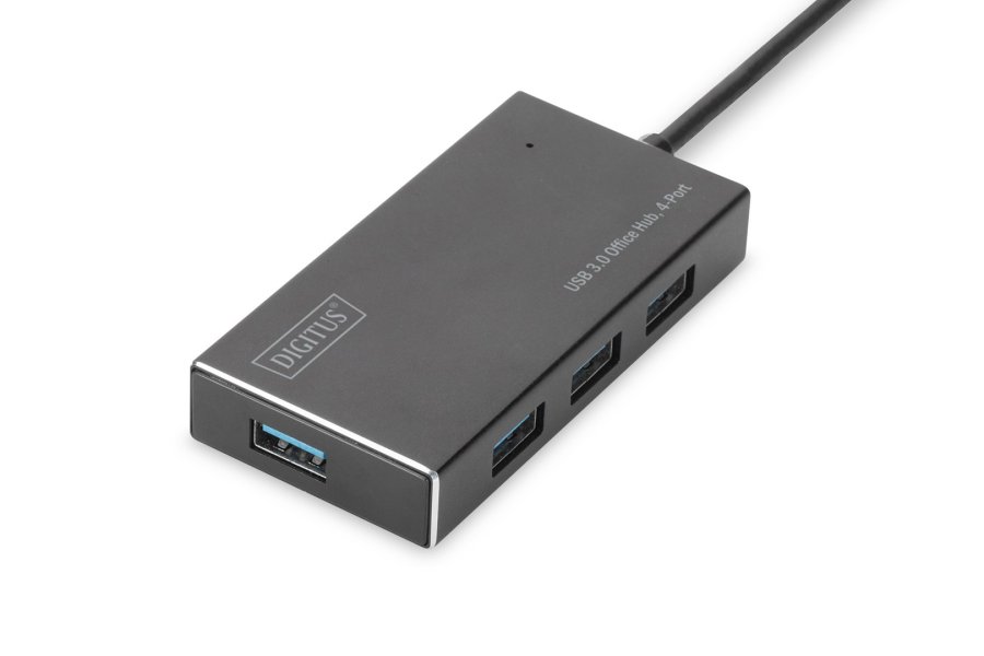 Digitus DA-70240-1 interface hub USB 3.2 Gen 1 (3.1 Gen 1) Type-A 5000 Mbit/s Sort #1