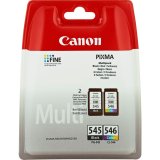 Canon PG-545/CL-546 blkpatron 2 stk Original Standard udbytte Sort, Bl, Magenta, Gul #1
