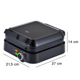 ELDOM WA900 VAFFELJERNE 1200W SORT #8