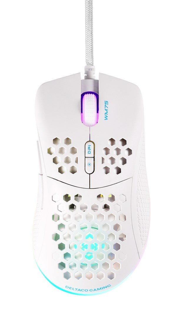 Deltaco Gaming GAM-108-W mus Spil H�jre h�nd USB Type-A Optisk 6400 dpi #5