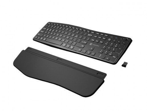 NATEC PORIFERA tastatur Hjemme/kontor Bluetooth QWERTY US International Sort #7
