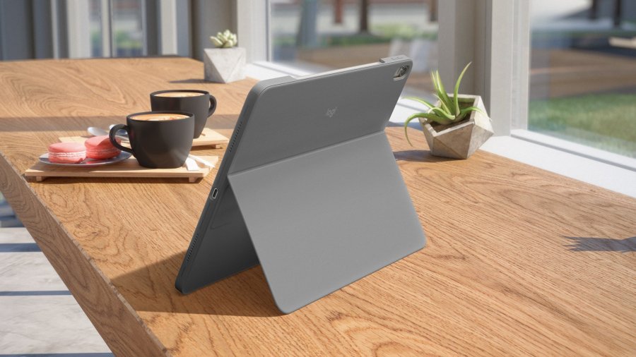 Logitech Combo Touch QWERTZ Tysk Smart Connector Gr� #9