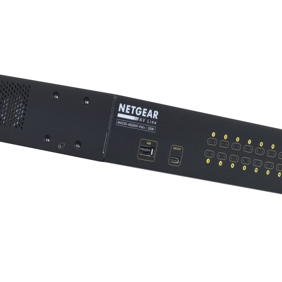 NETGEAR GSM4248PX-100EUS netv�rksswitch Administreret L2/L3/L4 Gigabit Ethernet (10/100/1000) Str�m over Ethernet (PoE) Sort #3