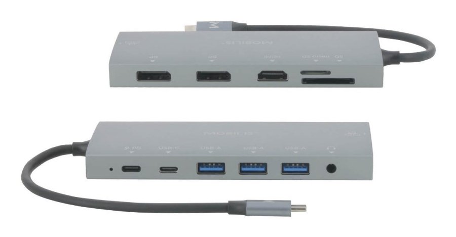 Mobilis 020028 dockingstation Ledningsf�rt USB 3.2 Gen 1 (3.1 Gen 1) Type-C Gr� #3