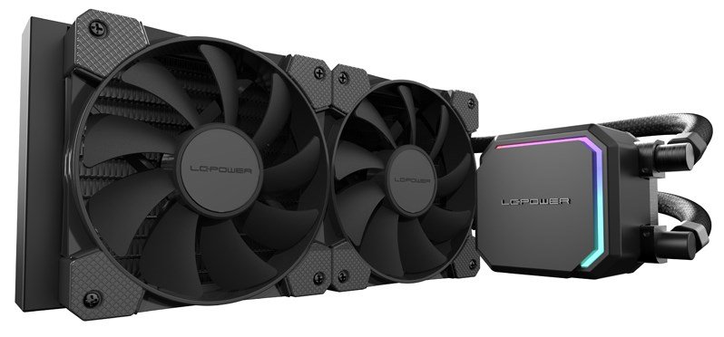 LC-Power LC-CC-240-B Computerklesystem Processor Alt-i-en vskekler 12 cm Sort #1