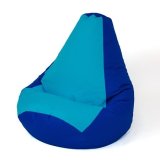 Puf GO GIFT Bl Rdbrun Oxford tejido antidesgarros 105 x 80 cm #1