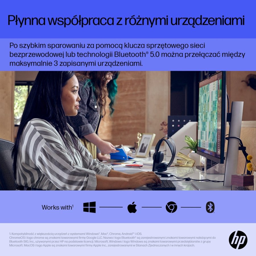 HP 715 genopladelig mus til flere enheder #8