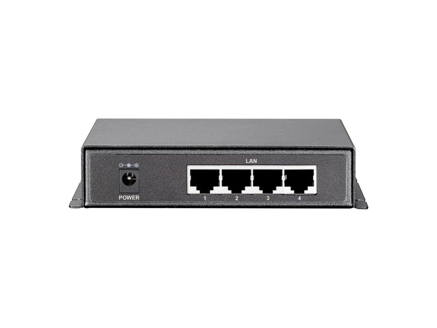 LevelOne GEP-0521 netv�rksswitch Ikke administreret Gigabit Ethernet (10/100/1000) Str�m over Ethernet (PoE) Gr� #4