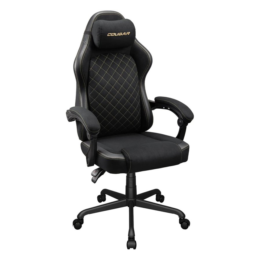 COUGAR CGR-FXF-GLB Universal gamingstol Polstret s�de Sort, Guld #2