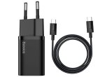 Baseus TZCCSUP-L01 oplader til mobil enhed Smartphone Sort Vekselstrm, USB Hurtig opladning Indendrs #2