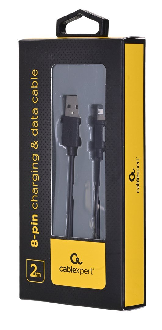 Gembird CC-USB2-AMLM-2M Lightning kabel Sort #4