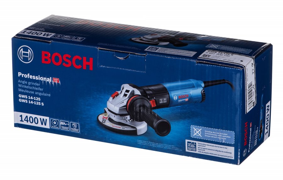 Vinkelsliber 125mm 1400W GWS 06017D0100 BOSCH #9