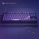 Dark Project ALU87B Celestial, G3MS Voidstone Switch, UK/DE/AT/ES/IT/FI/NO/SE/DK tastatur Spil USB QWERTZ Dansk, Engelsk, Tysk, Italiensk, Nordisk, Norsk, Spansk, Svensk, UK engelsk Lilla #11