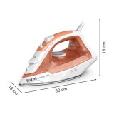 Tefal Virtuo 30 FV2C40E0 strygejern Tr & dampstrygejern Keramisk strygesl 2000 W Fersken, Hvid #6