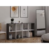 MALAX REOL 2X4 ANTRACIT/HVID #7