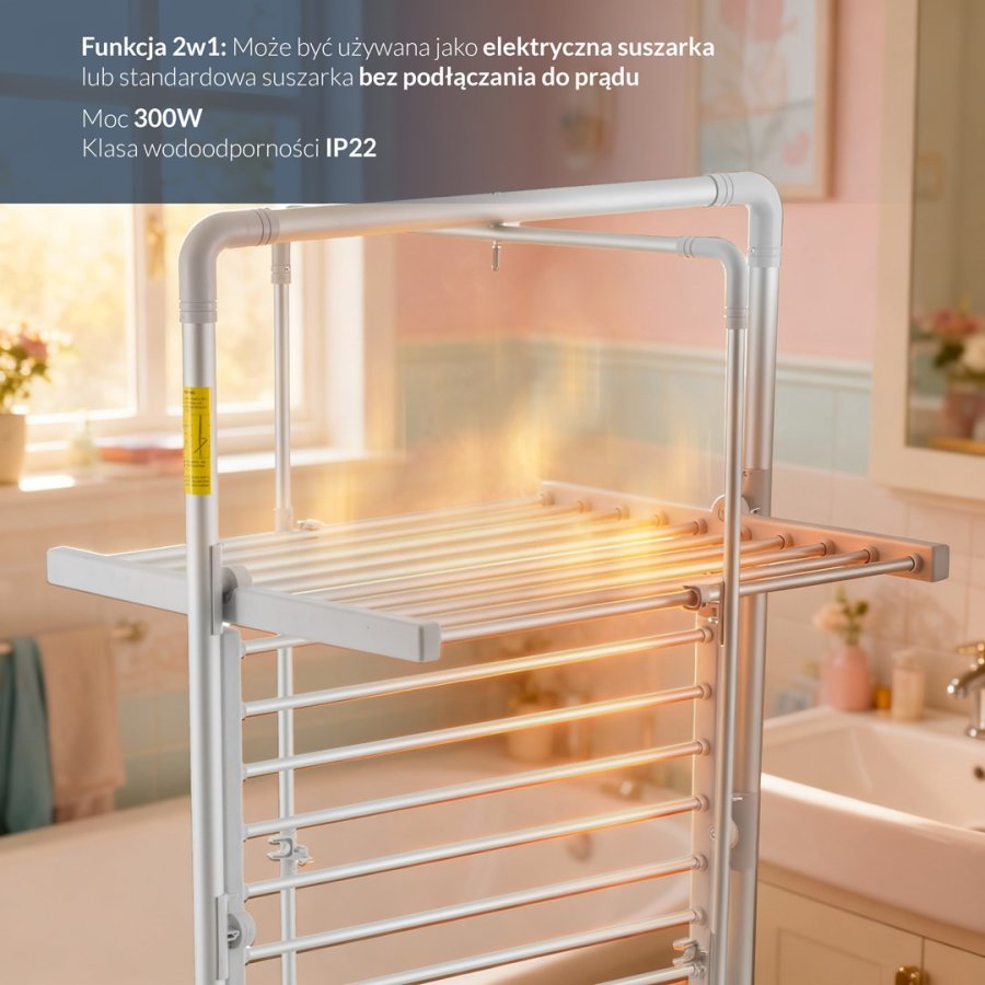 Adler AD 7829 Foldbar elektrisk t�rrestativ #13