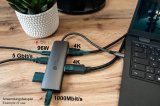 Alcasa HUB-C001A interface hub USB Type-C 5000 Mbit/s Anthracit #6