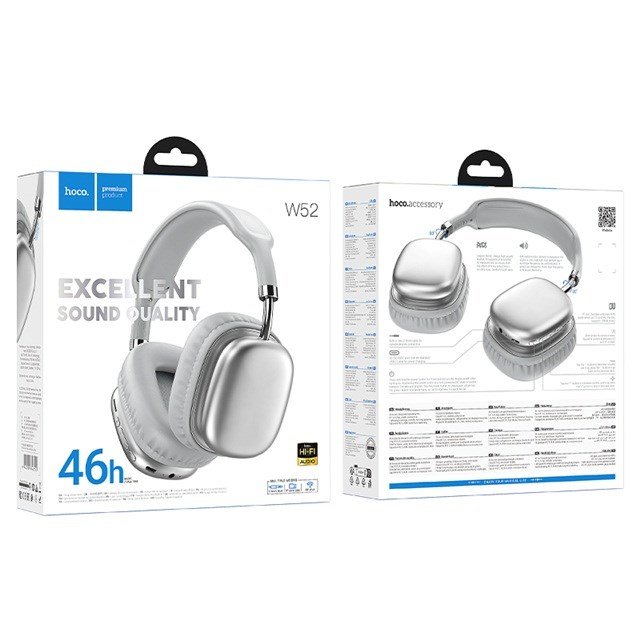 Hoco W52 Plus Tone Headset In-ear Trdls Bluetooth Slv #3