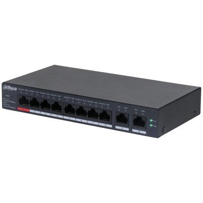Dahua Technology DH-CS4010-8GT-110 netv�rksswitch Administreret L2 Gigabit Ethernet (10/100/1000) Str�m over Ethernet (PoE) Sort #2