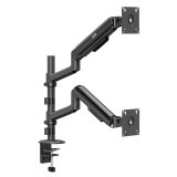 Ergo Office-holder/oph�ng til 2 sk�rme, gasfjeder, 17