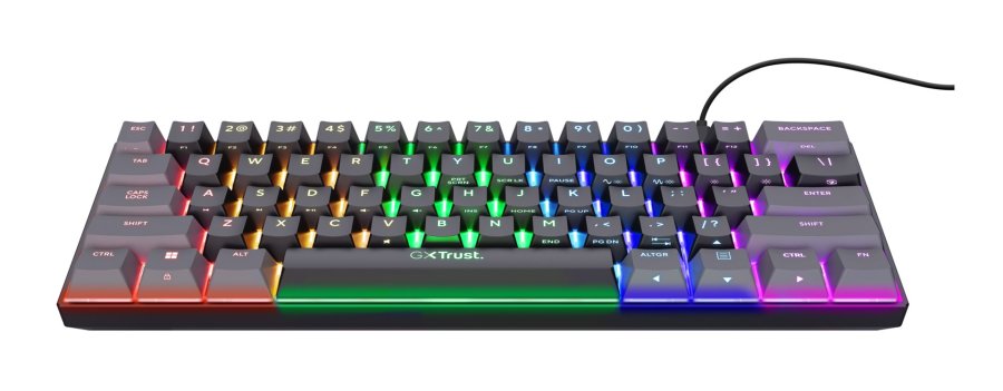 Trust GXT 867 Acira tastatur Spil USB QWERTY US engelsk Sort #2